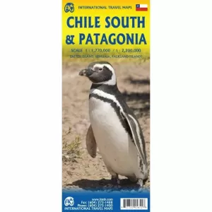 CHILE SOUTH MAPA 1:1.770.000 & PATAGONIA 1:2.200.000 -I