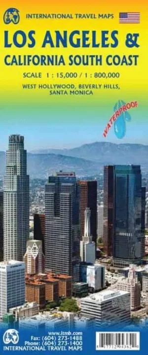 LOS ANGELES 1:15.000 CALIFORNIA SOUTH COAST 1:800.000 -ITMB