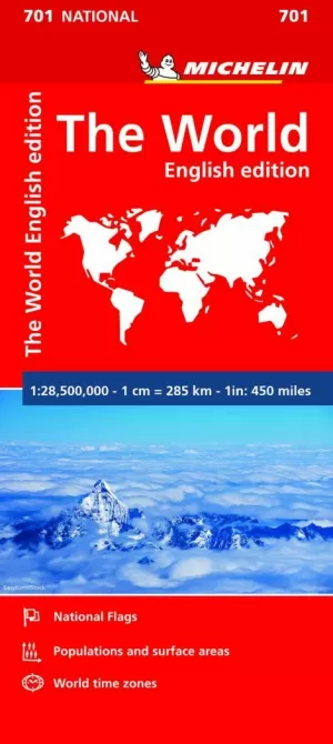 MAPA THE WORLD (EL MUNDO) 1:28500000 N 701