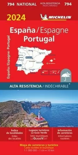 MAPA NATIONAL ESPAÑA, PORTUGAL ALTA RESISTENCIA 2024
