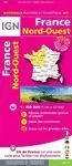 801 FRANCE NORD-OUEST 1:350.000 -IGN