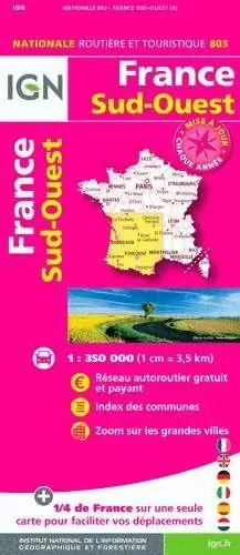 803 FRANCE SUD-OUEST 1:350.000