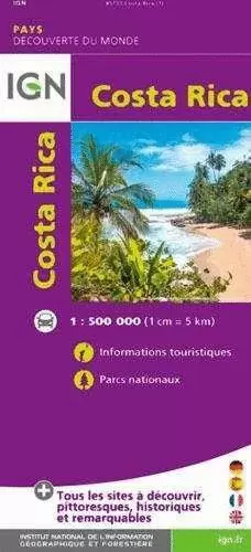 COSTA RICA MAPA 1:500.000
