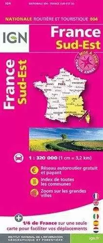 804 FRANCE SUD-EST 1:320.000 -IGN