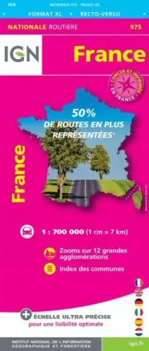 975 FRANCE 2020 1:750.000 [DOBLE CARA] -IGN