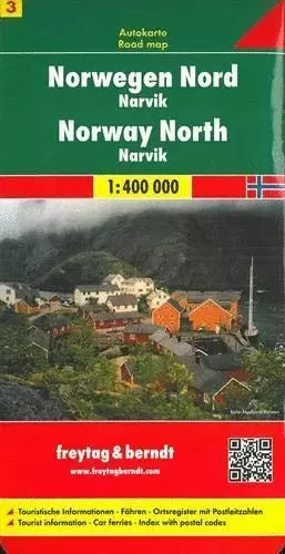 NORUEGA NORTE 3, MAPA 1:400.000