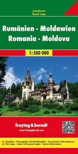 RUMANIA-MOLDAVIA MAPA 1:500.000