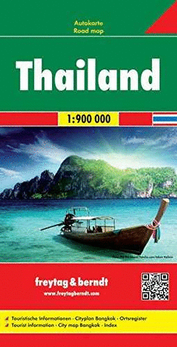TAILANDIA, MAPA DE CARRETERAS ESCALA: 1:900.000
