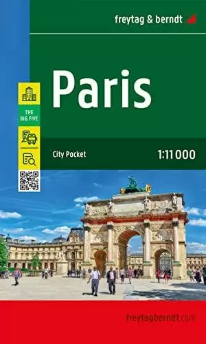 PARÍS , PLANO 1:10.000 CITY POCKET PLASTIFICADO