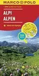 ALPEN - ALPES  MAPA 1:800.000