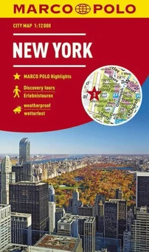 NEW YORK PLANO/CITY MAP 1/12,000