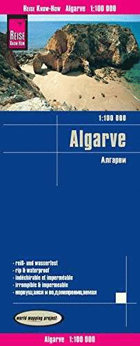ALGARVE , MAPA REISE   1 : 100 000