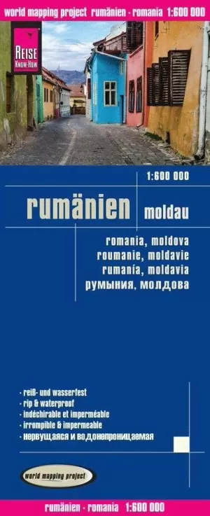 RUMANIA/MOLDAVIA, MAPA 1:600.000