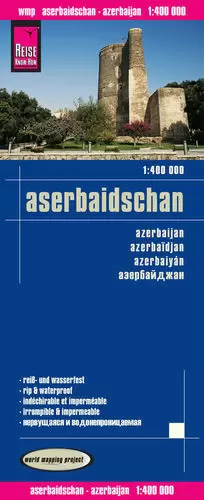 AZERBAIYÁN  MAPA (1: 400.000) ED. 2016