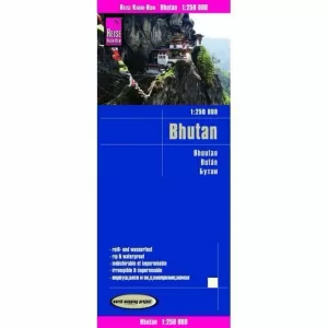 BHUTAN, MAPA 1/250,000