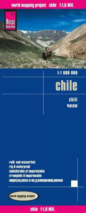 CHILE, MAPA 1:1.600.000
