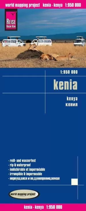 KENIA, MAPA 1/950.000 (REISE)