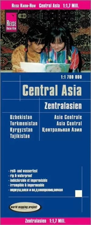 ASIA CENTRAL 1:1.700.000 IMPERMEABLE