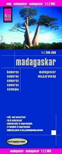 MADAGASCAR , MAPA 1:1.200.000 IMPERMEABLE