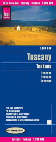 TOSCANA, MAPA 1:200.000 (REISE)
