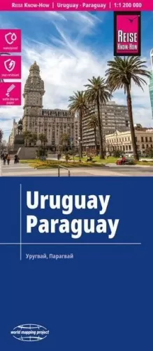 URUGUAY Y PARAGUAY, MAPA 1/1,200,000