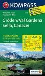 GRODEN/VAL GARDENA-SELLA-CANAZEI, MAPA 1/25,000