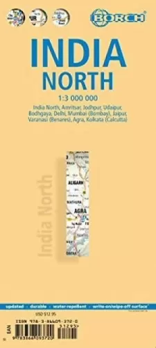INDIA NORTE MAPA 1:400.000