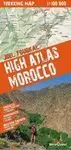MOROCCO HIGH ATLAS TREKKING MAP 1:100.000