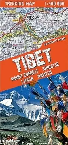 TIBET MAPA, TOUREIST MAP 1:400.000