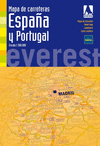 ESPAÑA Y PORTUGAL, MAPA DE CARRET. 1:300.000 (EVT)