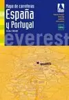 ESPAÑA Y PORTUGAL, MAPA DE CARRET. 1:300.000 (EVT)