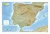 MAPA DE LA PENÍNSULA IBÉRICA, FISICO MURAL E 1:1.250.000