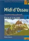 MIDI D'OSSAU, MAPA 1:15.000 (SUA)
