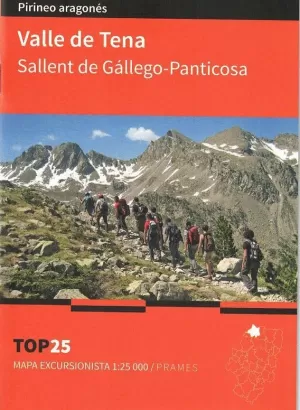 VALLE DE TENA-SALLENT DE GÁLLEGO-PANTICOSA. MAPA TOP 25