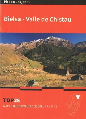 BIELSA-VALLE DE CHISTAU. MAPA TOP 25