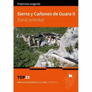 SIERRA Y CAÑONES DE GUARA II, MAPA 1/25,000