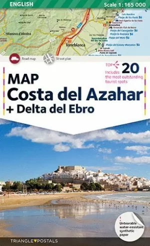 COSTA DEL AZAHAR + DELTA DEL EBRO, MAP