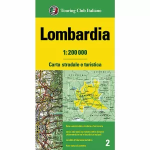 LOMBARDIA, MAPA 1:200.000