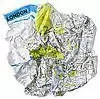 LONDRES PLANO TELA (CRUMPLED CITY MAP)