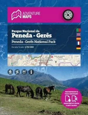 MAPA PENEDA-GERES PARQUE NACIONAL 1:50.000